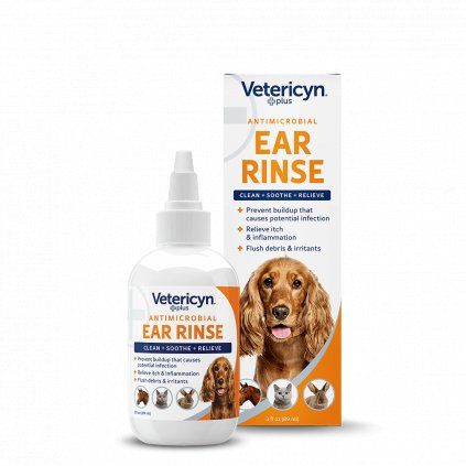 Vetericyn Ear Rinse Universal ušné kvapky pre zvieratá 89 ml